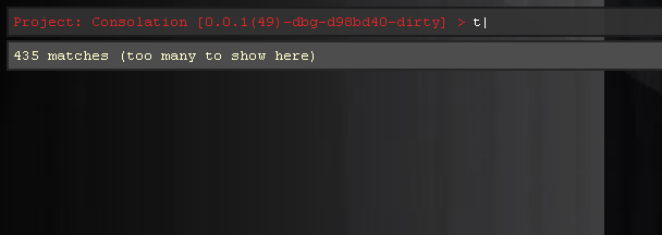 Console example